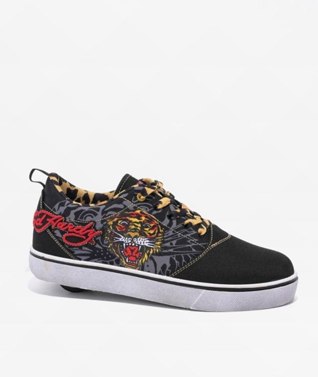 Heelys x Ed Hardy Kids Pro 20 Black Shoes, foto 2